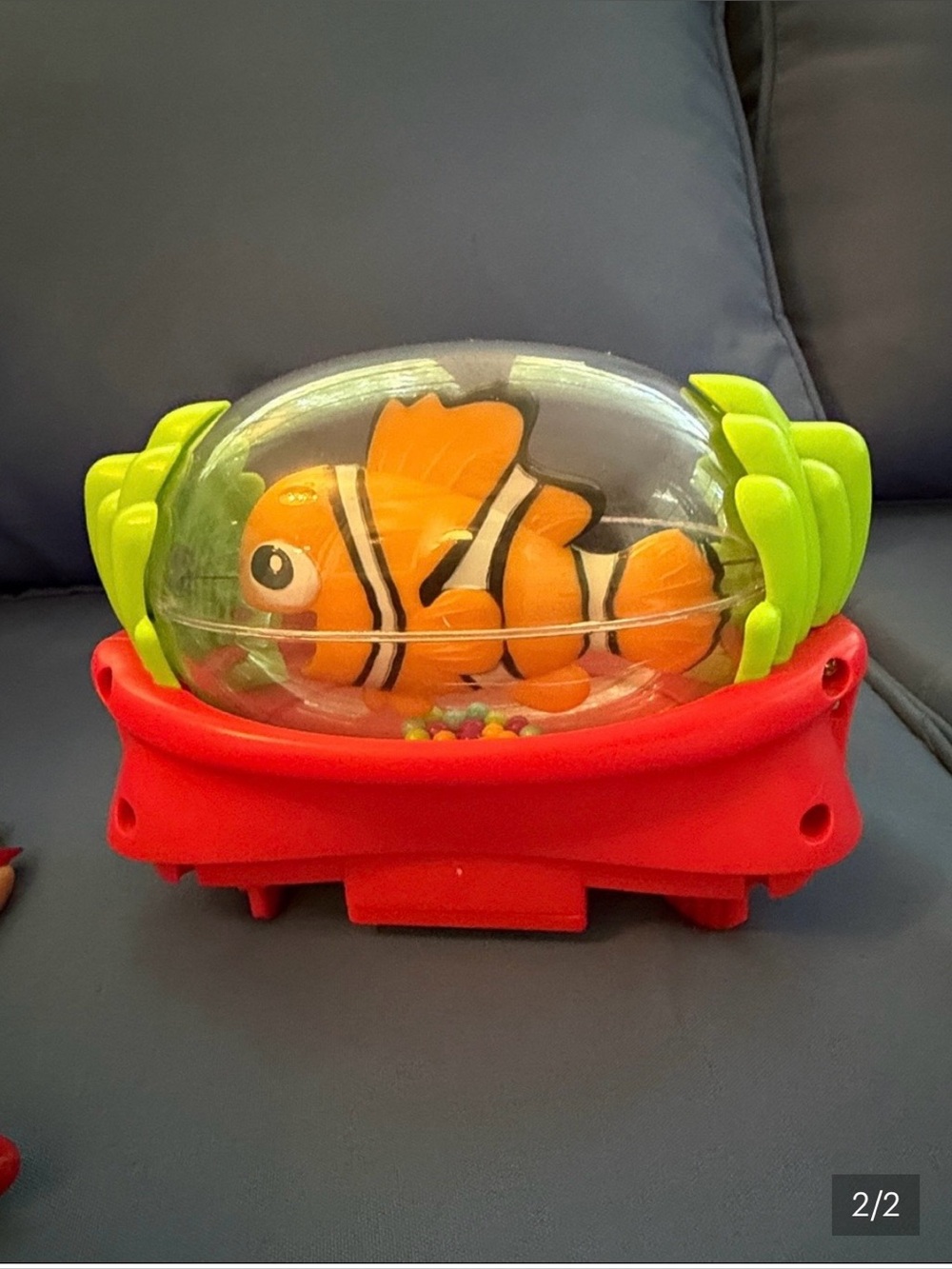 Nemo bouncer replacement toy  Orange Clownfish Interactive Fish Toy - Red Base